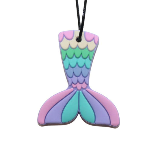 Mermaid Tail Chewable Pendant | Pastel | Jelly Stone | The Sensory Hive