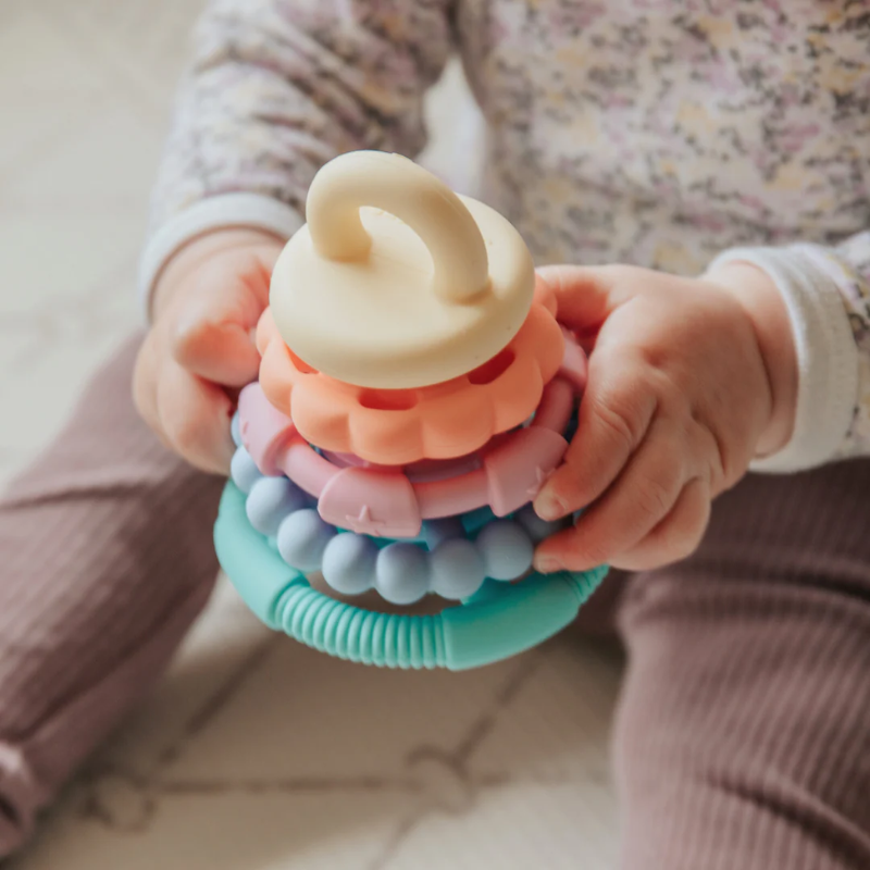 Rainbow Stacker Teether | JellyStone