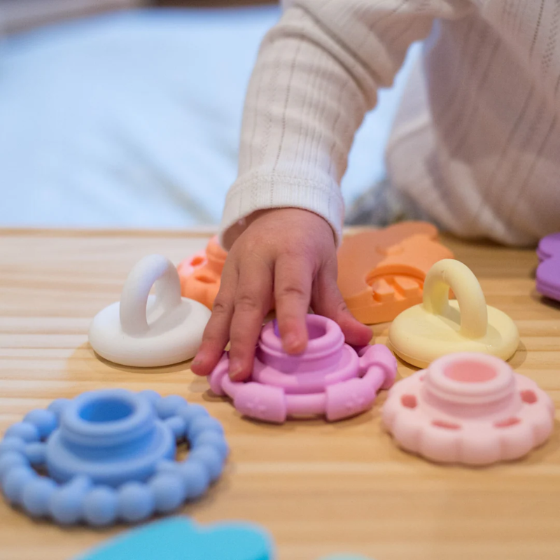 Rainbow Stacker Teether | JellyStone