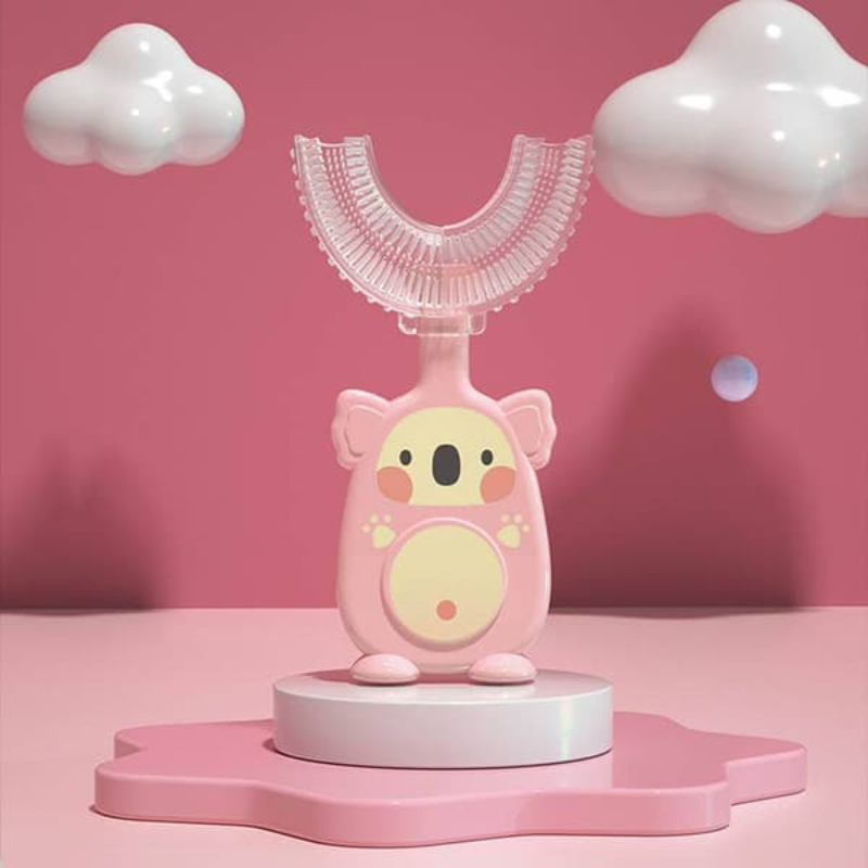 Koala Silicone Brush | Happy Bubs - Pink