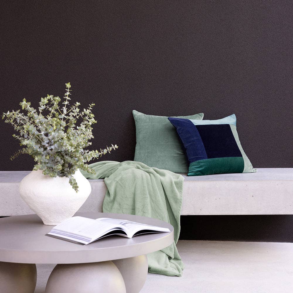 Microplush Throw Blanket: Sage