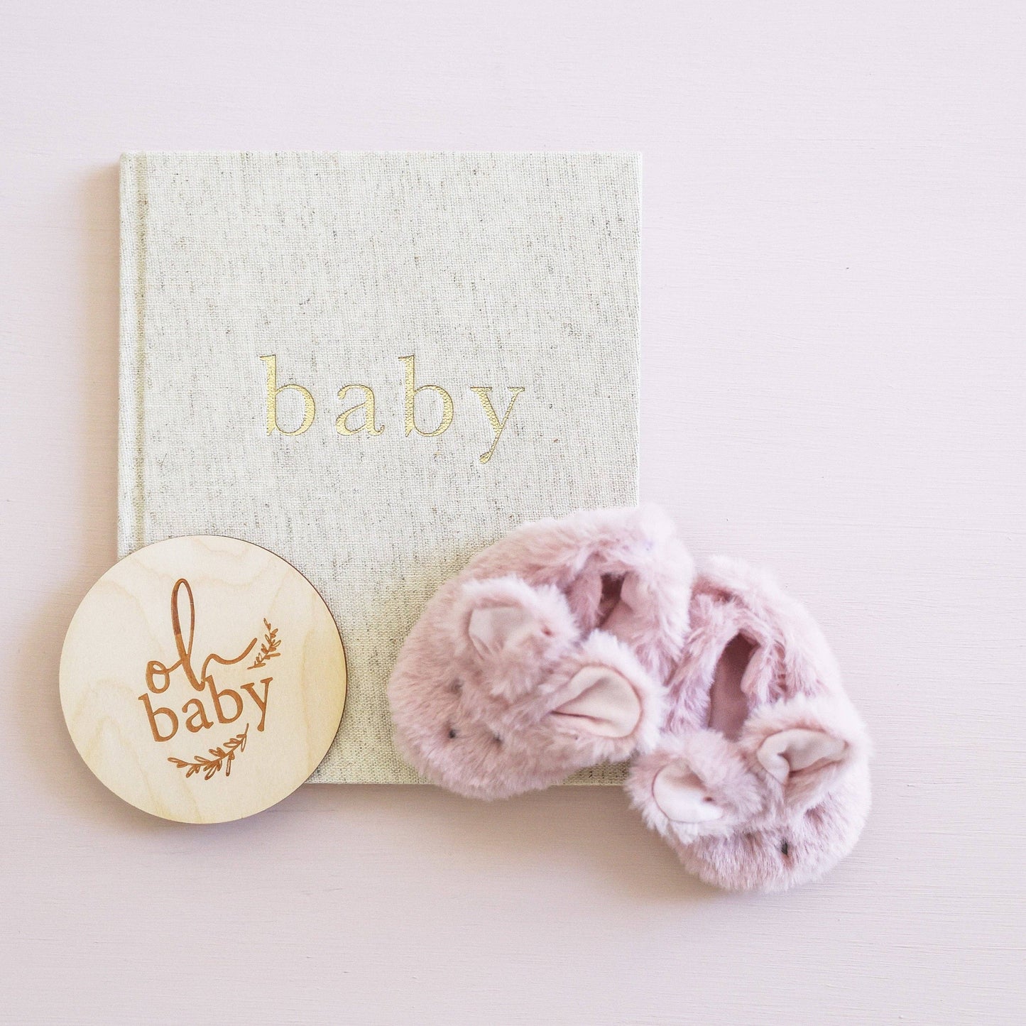 Luxe Bunny Booties Petal