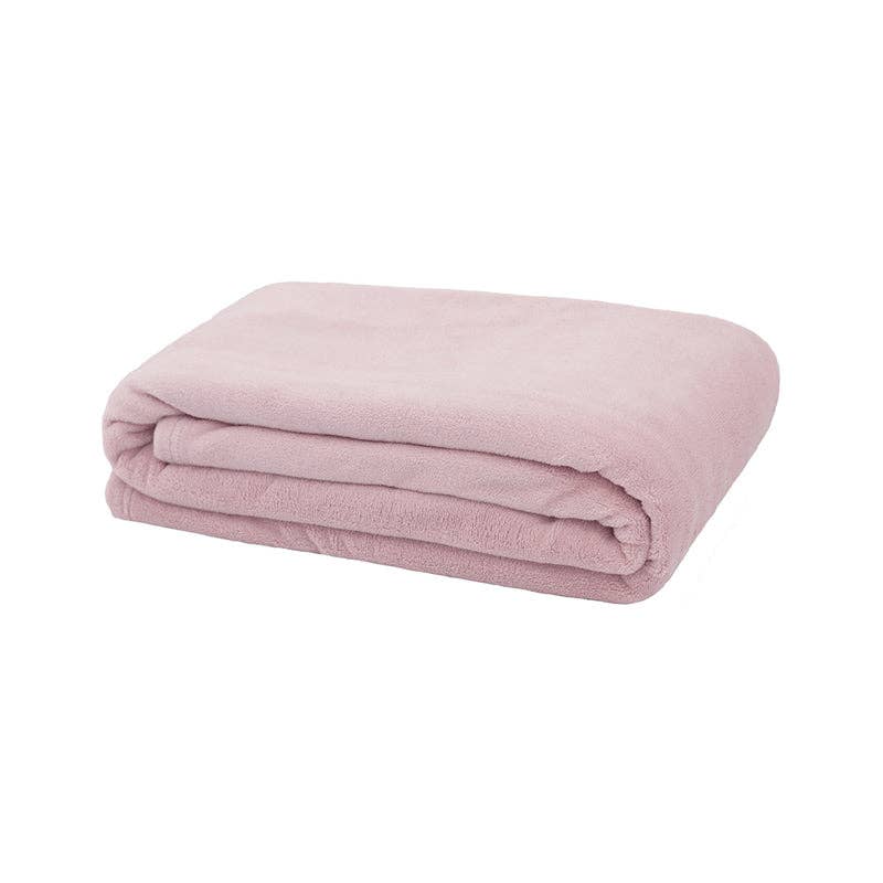 Microplush Throw Blanket: Blush