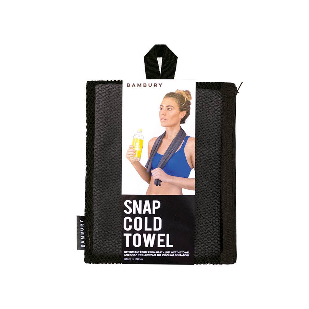 Snap Cold Towel: Azure
