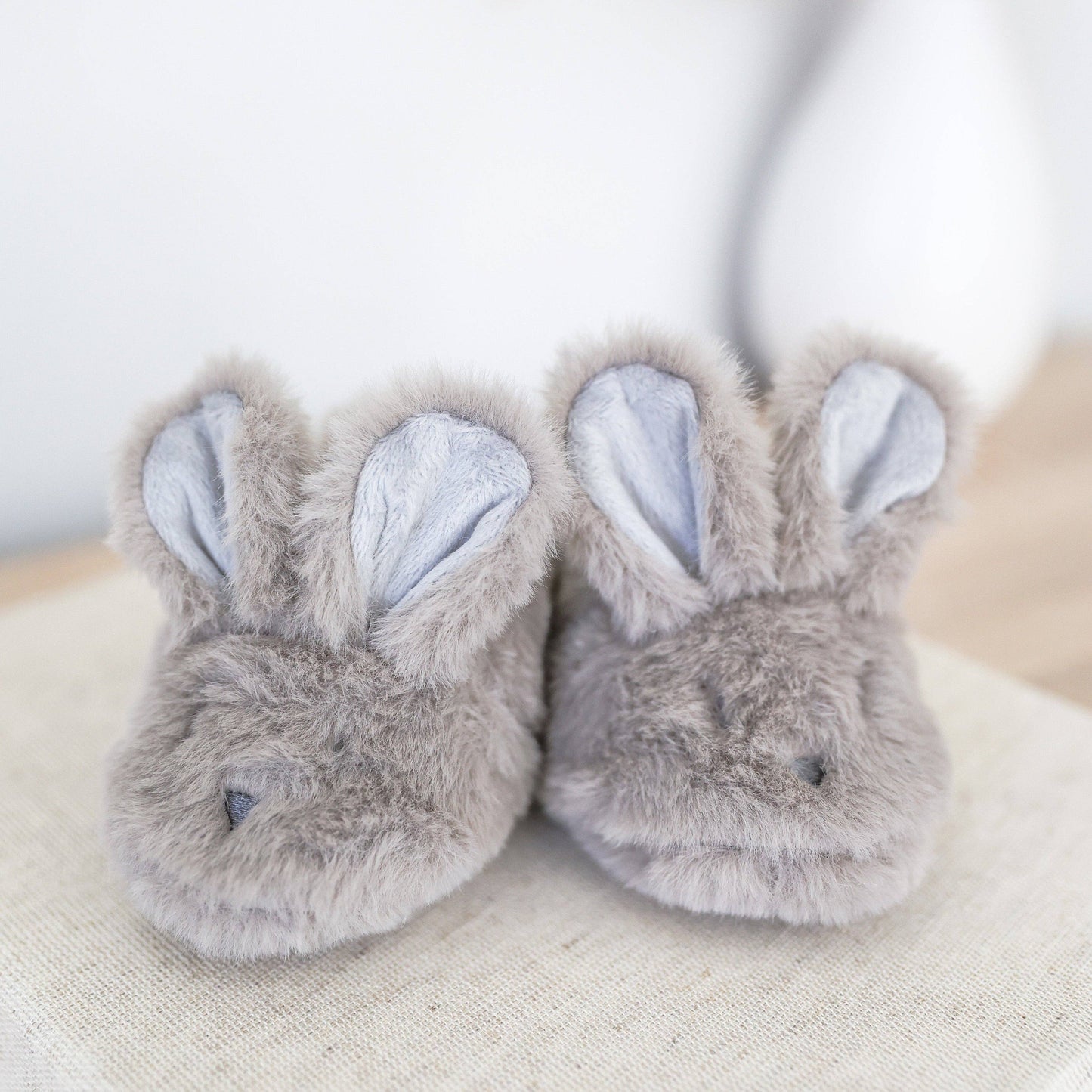 Luxe Bunny Booties Grey