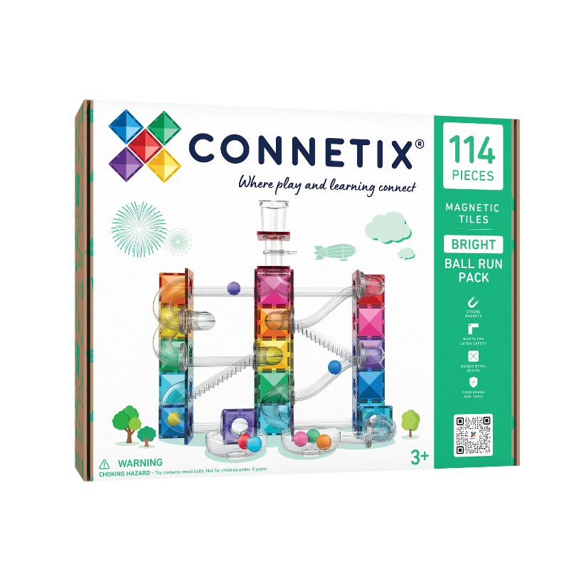Ball Run Pack 114 pc | CONNETIX Magnetic Tiles