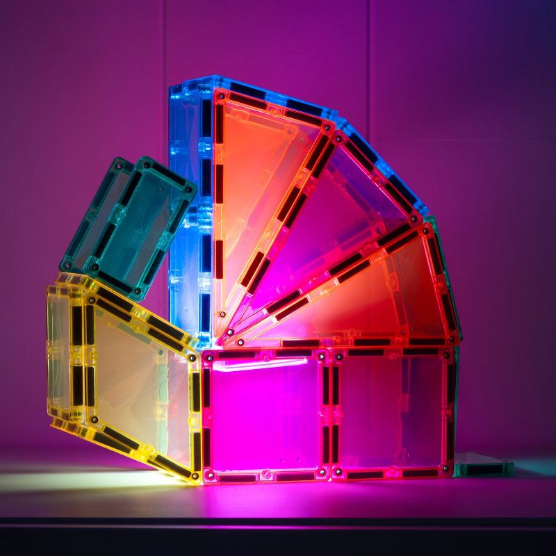 Light Rocket Pack 30 pc | CONNETIX Magnetic Tiles