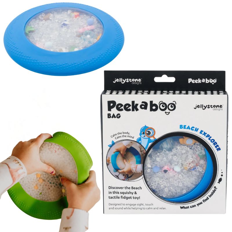 Keycraft Giocattolo Antistress Peek-A-Boo – Ape Nell'Alveare, Gioco Sensoriale