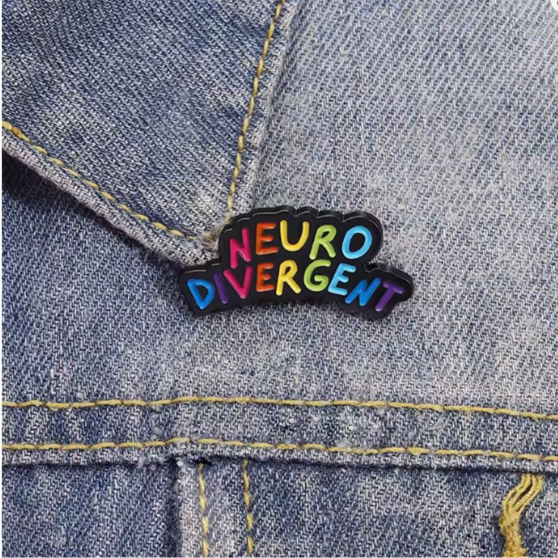 Rainbow Pin | Neuro Divergent