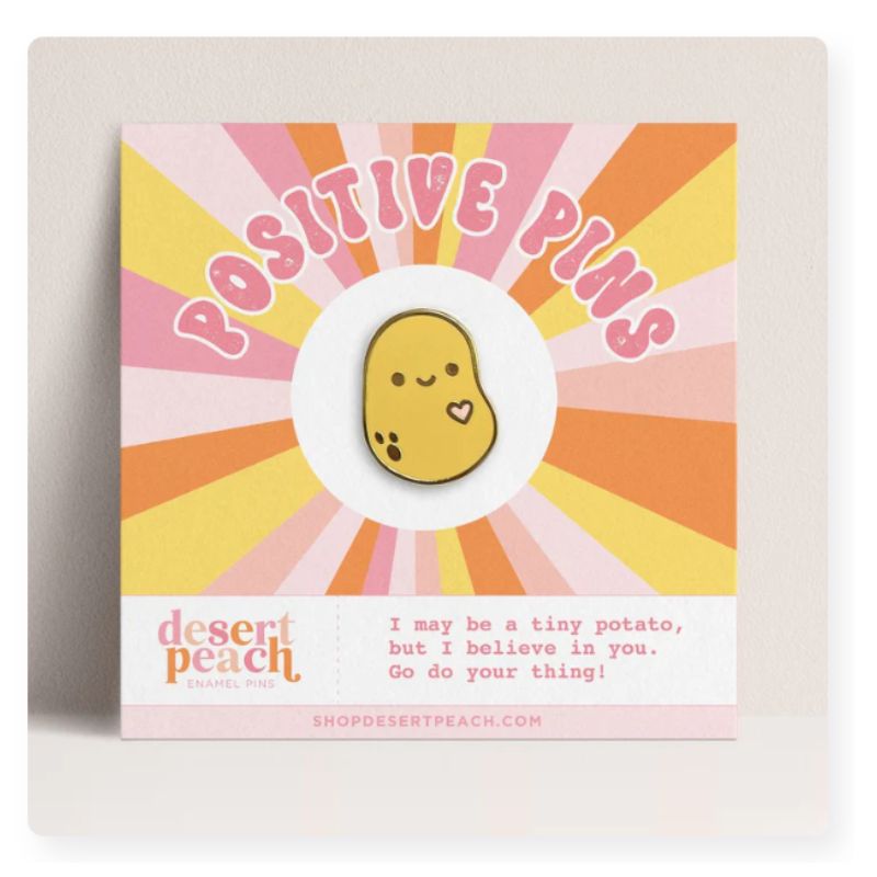 Positive Affirmation Pin | Potato | The Sensory Hive