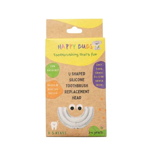 U Shaped Toothbrush | Happy Bubs  Replacement Heads