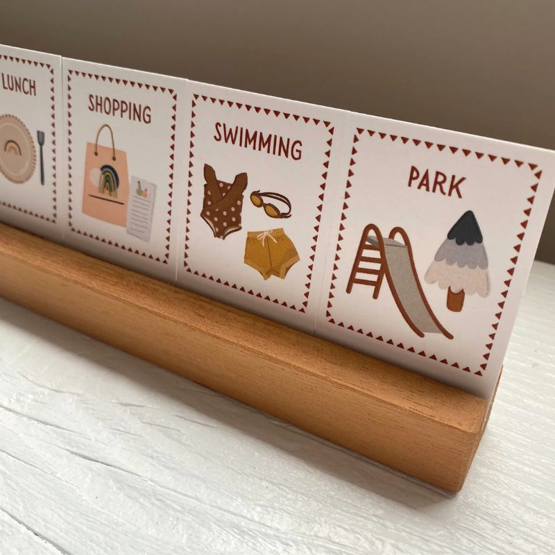 72 Daily Routine Cards with Display – The Sensory Hive