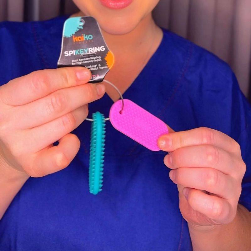 Spikeyring Picking Support | Teal & Pink