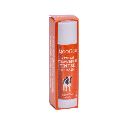 Moo Goo Edible Lip Balm 5gm | Natural Strawberry Tint