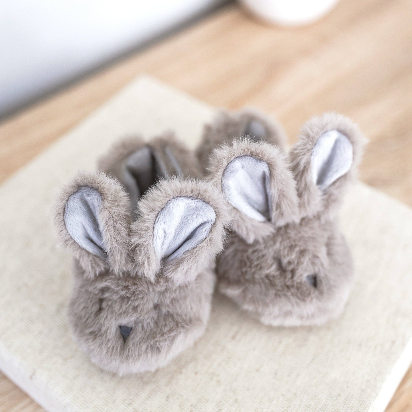 Luxe Bunny Booties Grey