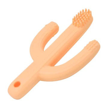 Orange Catcus Teether Chewable | The Sensory Hive