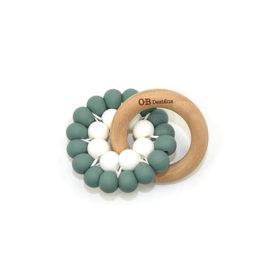 Eco Friendly Teether | Beechwood Silicone | OCEAN