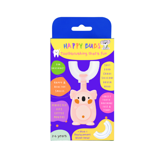 Koala Silicone Brush | Happy Bubs - Pink