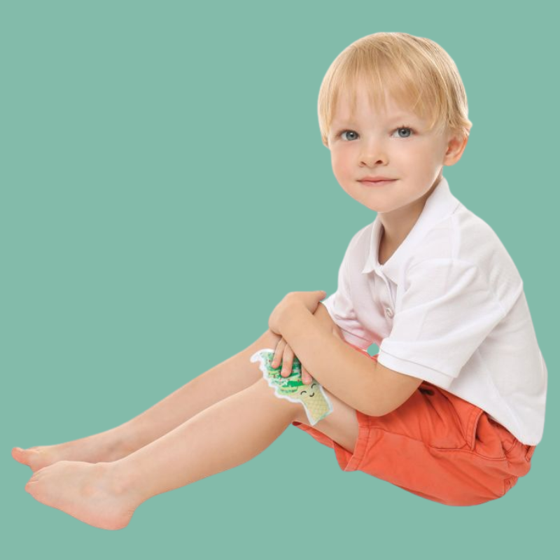 Cute sensory gel bead soothers shaped like drinks and ice creams – blue bubble tea, pink smoothie, yellow popsicle, and green soft serve cone – fun reusable kids cooling gel pack